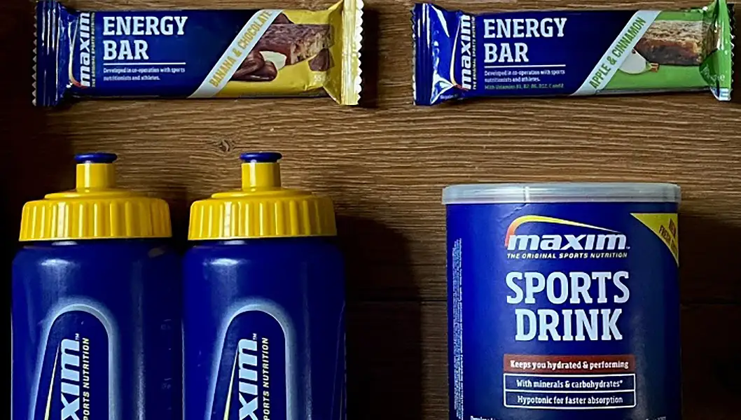 Maxim sportrepen en sportdrank