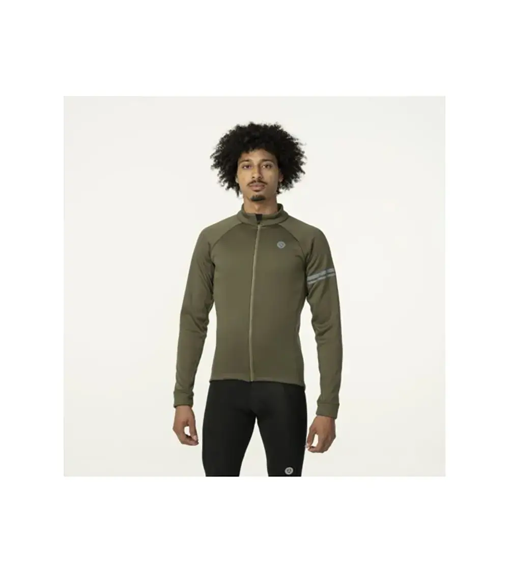 AGU Essential Thermo Fietsjack Groen Heren