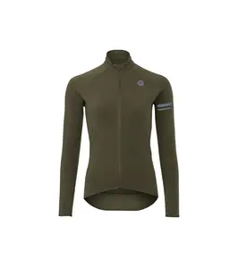 AGU Essential Thermo Fietsshirt Lange Mouwen Groen Dames