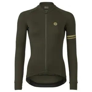 AGU Performance Solid Fietsshirt Lange Mouwen Groen Dames