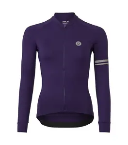 AGU Performance Solid Fietsshirt Lange Mouwen Paars Dames