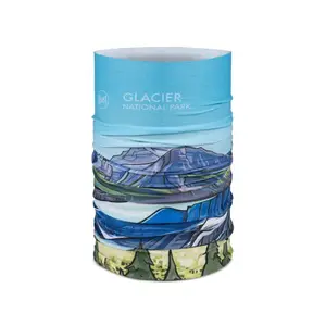 Buff CoolNet UV Nekwarmer Glacier Blauw/Multi