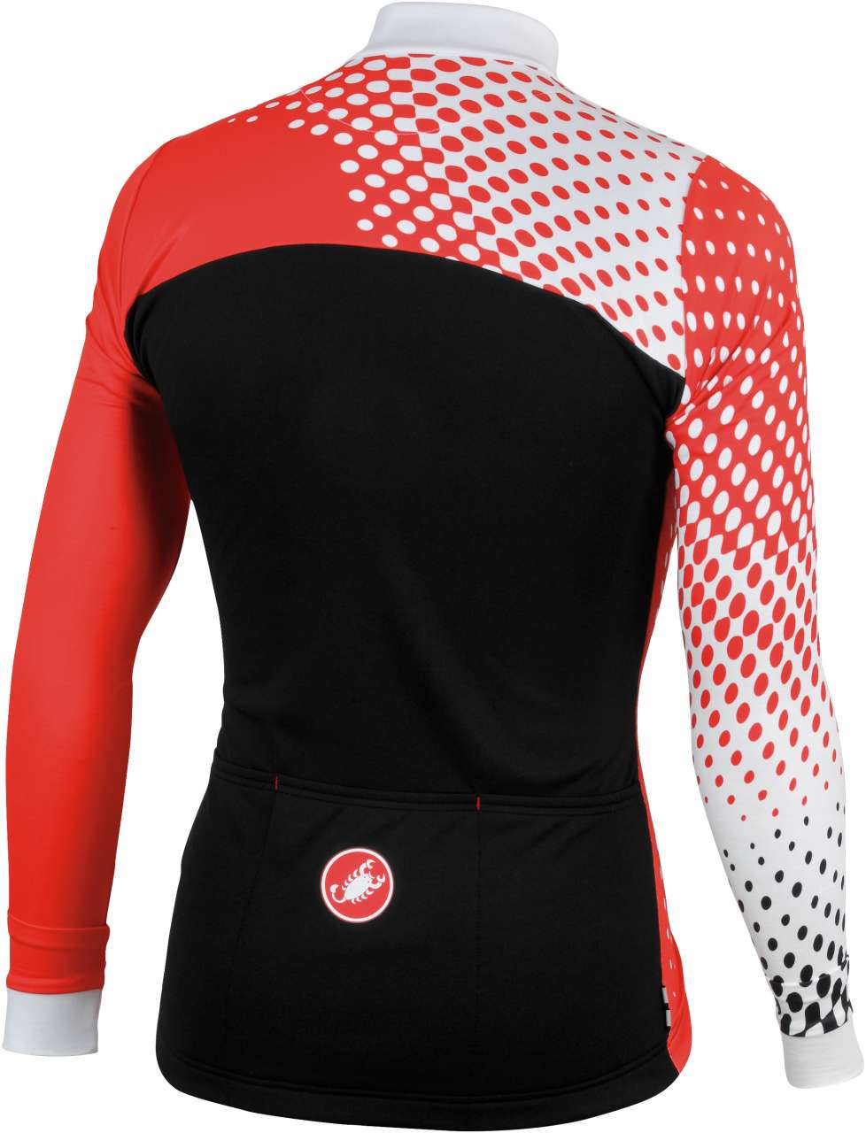 Castelli Sfida FZ Fietsshirt Zwart/Wit/Rood Heren