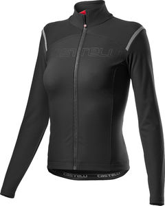 Castelli Tutto Nano Ros Fietsshirt Lange Mouwen Zwart Dames