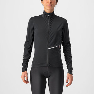 Castelli Go Fietsjack Zwart/Wit Dames