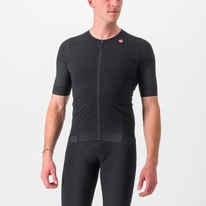 Castelli Premio Black Fietsshirt Korte Mouwen Zwart/Zwart Heren