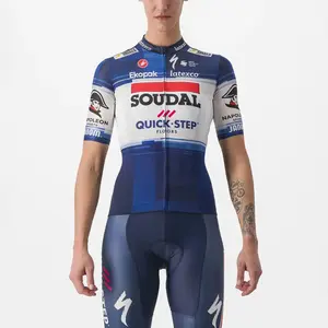 Castelli Competizione 2 Soudal Quick-Step Fietsshirt Korte Mouwen Dames