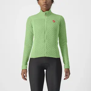 Castelli Sfida 2 FZ Fietsshirt Lange Mouwen Groen Dames