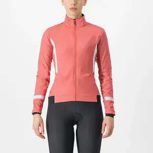 Castelli Dinamica 2 Fietsjack Roze/Wit Reflex Dames