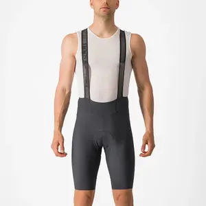 Castelli Espresso Fietsbroek Kort Donkergrijs Heren