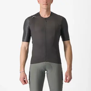 Castelli Unlimited Pro Fietsshirt Korte Mouwen Zwart Heren