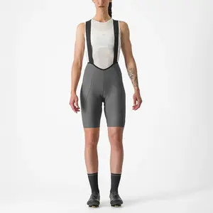 Castelli Espresso DT Fietsbroek Kort Grijs Dames