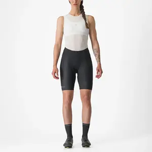 Castelli Espresso Fietsbroek Kort Zonder Bretels Zwart Dames