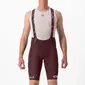 Castelli Free Aero RC Fietsbroek Kort Rood/Grijs Heren