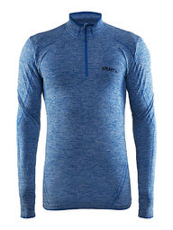 Craft Be Active Comfort Zip Thermoshirt Lange Mouwen Blauw Heren