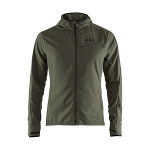 Craft Urban Run Hood Hardloopjack Olijfgroen Heren