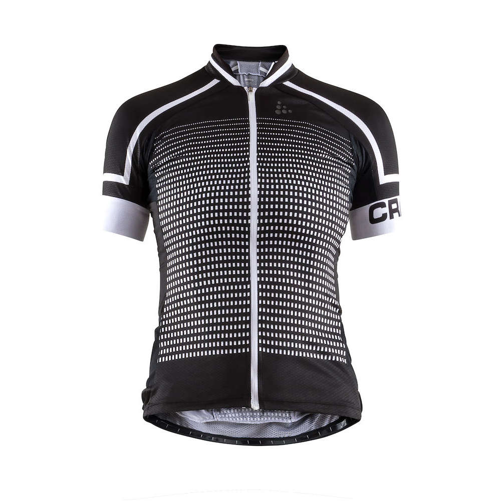 Craft Empress Fietsshirt Korte Mouwen Zwart/Wit Dames