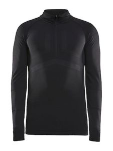 Craft Active Intensity Zip Thermoshirt Lange Mouwen Zwart Heren