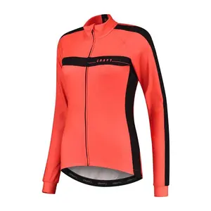 Craft LMTD Fietsshirt Lange Mouwen Roze/Zwart Dames