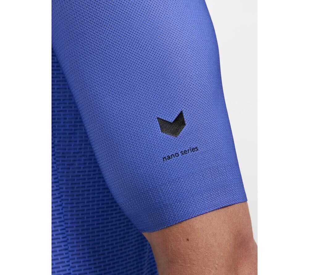 Craft PRO Nano Fietsshirt Korte Mouwen Paars Heren