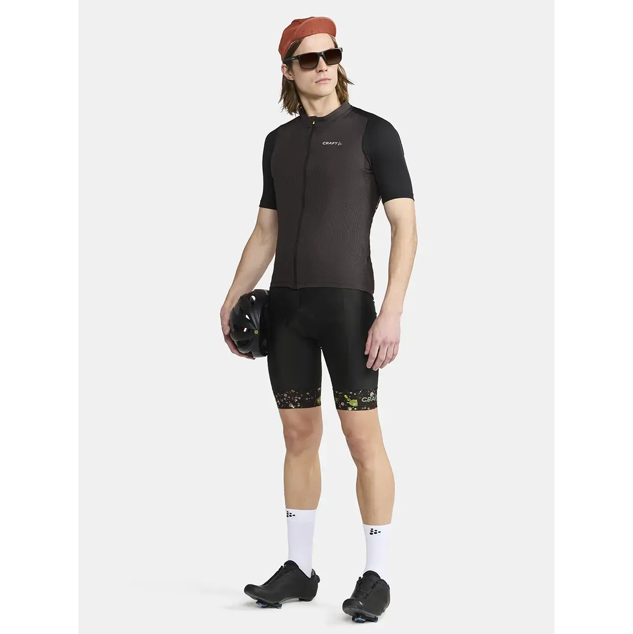 Craft ADV Endurance Fietsshirt Korte Mouwen Bruin/Zwart Heren