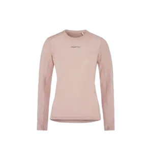 Craft ADV Essence 2 Hardloopshirt Lange Mouwen Lichtroze Dames