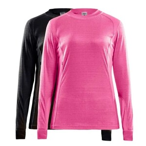 Craft CORE 2-pack Thermoshirt Lange Mouwen Zwart/Roze Dames