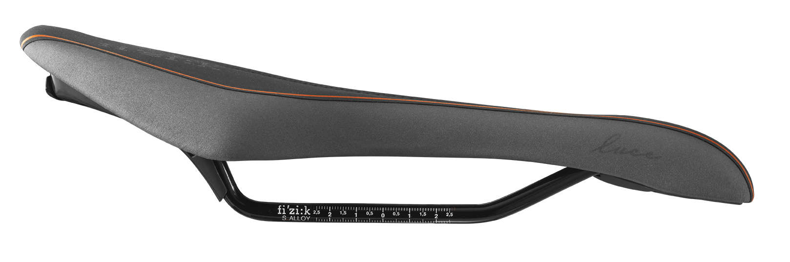 Fizik Luce Aluminium Zadel Zwart/Grijs Dames