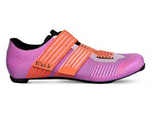 Fizik Vento Powerstrap Aeroweave Carbon Wielrenschoenen Coral/Oranje