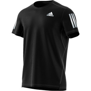 adidas Own The Run Hardloopshirt Korte Mouwen Zwart/Zilver Heren