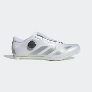 adidas Tempo 3-Stripes BOA Wielrenschoenen Wit/Zilver