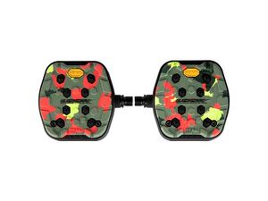 Look Trail Grip MTB Pedalen Camo Donkergroen/Rood