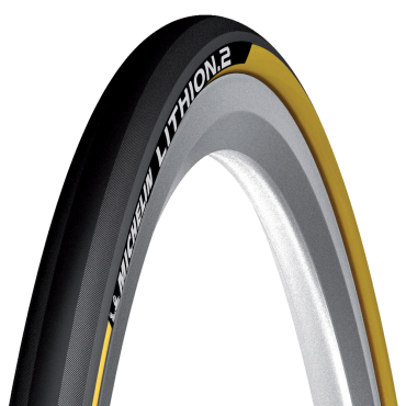 Michelin Lithion 2 Vouwband 700x23C Geel/Zwart