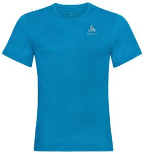 Odlo Element Light Crewneck Hardloopshirt Korte Mouwen Blauw Heren