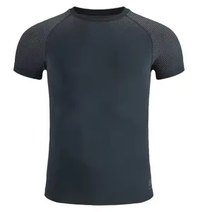 Odlo Performance Light Eco BL Top Crew Ondershirt Korte Mouwen Zwart Heren