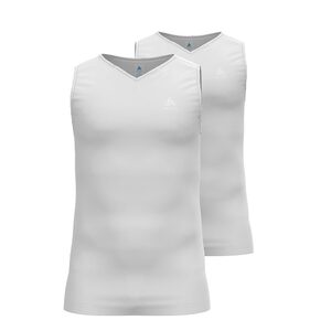 Odlo Active Everyday Eco BL Ondershirt Zonder Mouwen Wit Heren 2-Pack