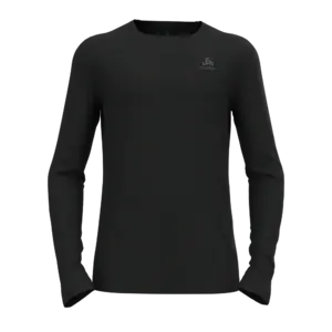 Odlo Merino 200 BL Crew Thermoshirt Lange Mouwen Zwart Heren