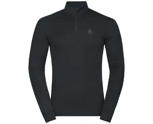 Odlo Active Warm Eco BL Turtle Neck Thermoshirt Lange Mouwen Zwart Heren