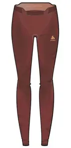 Odlo Performance Warm Eco Thermobroek Lang Donkerrood Dames