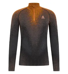 Odlo Blackcomb Eco Turtle Thermoshirt Lange Mouwen Oranje/Blauw Heren