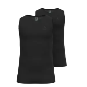 Odlo Active Everyday Eco BL Ondershirt Zonder Mouwen Zwart Heren 2-Pack