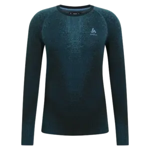 Odlo Blackcomb Eco Crew Thermoshirt Lange Mouwen Blauw Heren