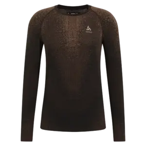 Odlo Blackcomb Eco Crew Thermoshirt Lange Mouwen Bruin Heren