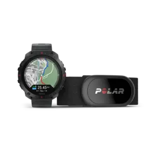 Polar Grit X2 Pro HR Sporthorloge Zwart/Zwart S-L