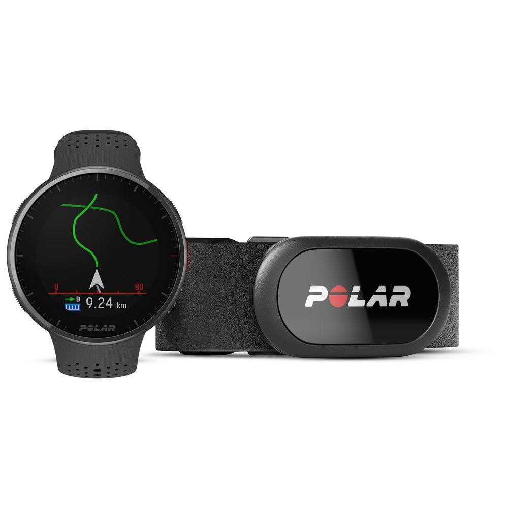 Polar Pacer Pro Sporthorloge Grijs/Zwart HR S-L