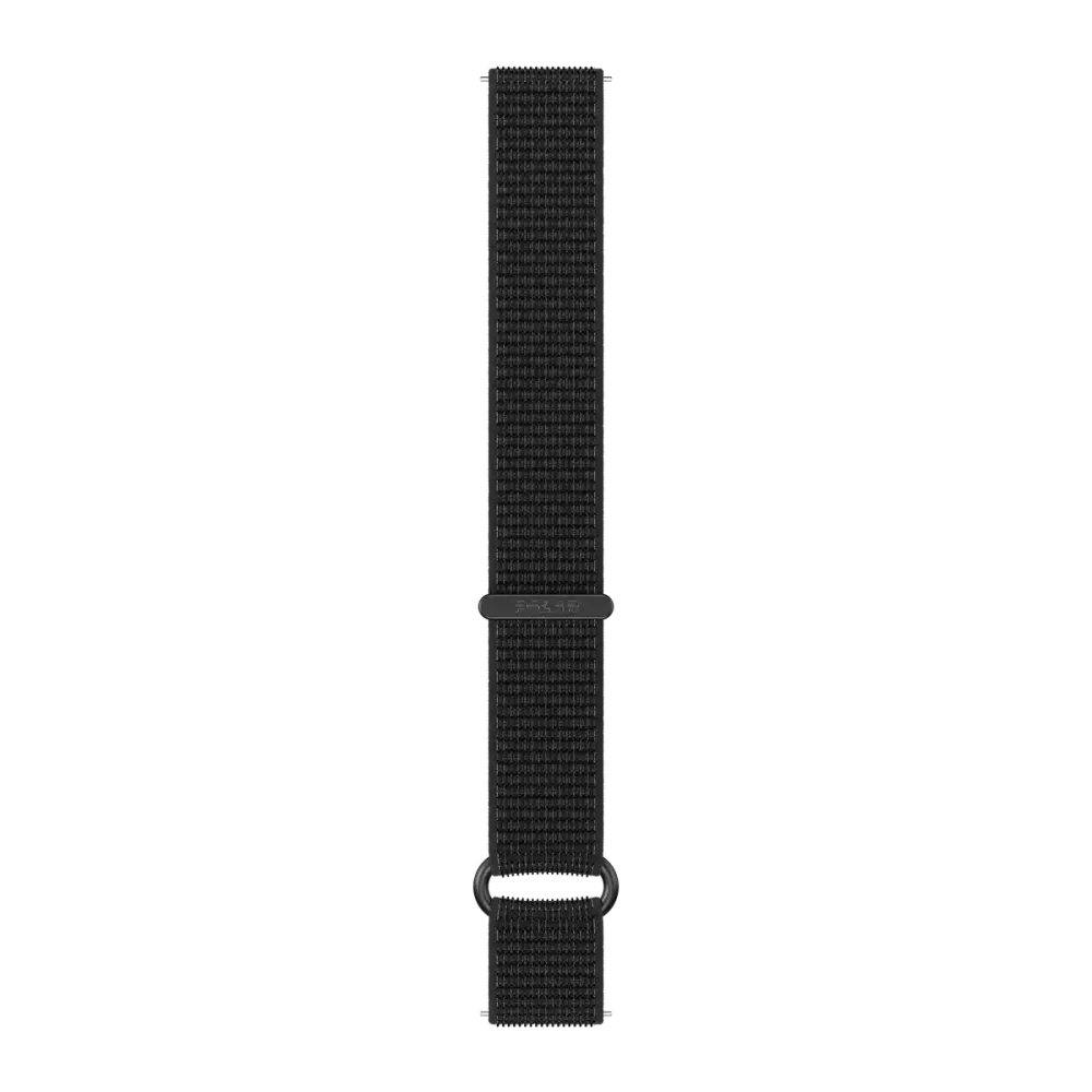 Polar Polsband Grit/Vantage 22mm Siliconen/Zwart S-L