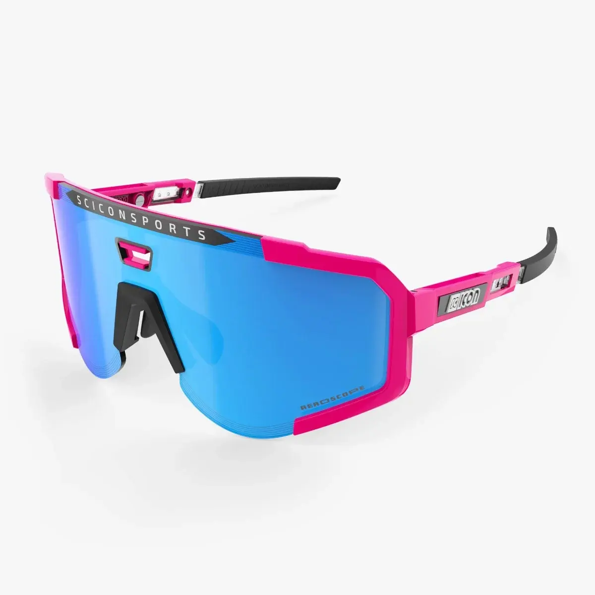 Scicon Aeroscope Sport Zonnebril Fluo Roze SCNPP Multimirror Blue Lens