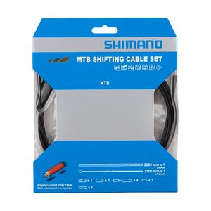 Shimano RD Polymeer MTB Derailleurkabelset Zwart