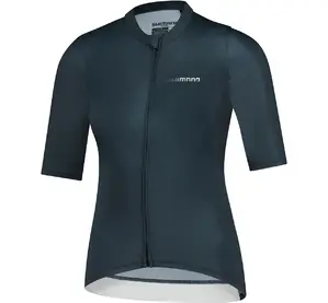 Shimano Sakura Fietsshirt Korte Mouwen Donkerblauw Dames