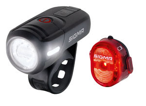 Sigma Sport Aura 45 USB K-Set Led Koplamp LED 45 Lux + Nugget II Achterlicht